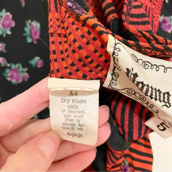 Vintage 1970s Young Innocent by Arpeja Open-Back Maxi Dress – XS/Small - Picture 10 of 15